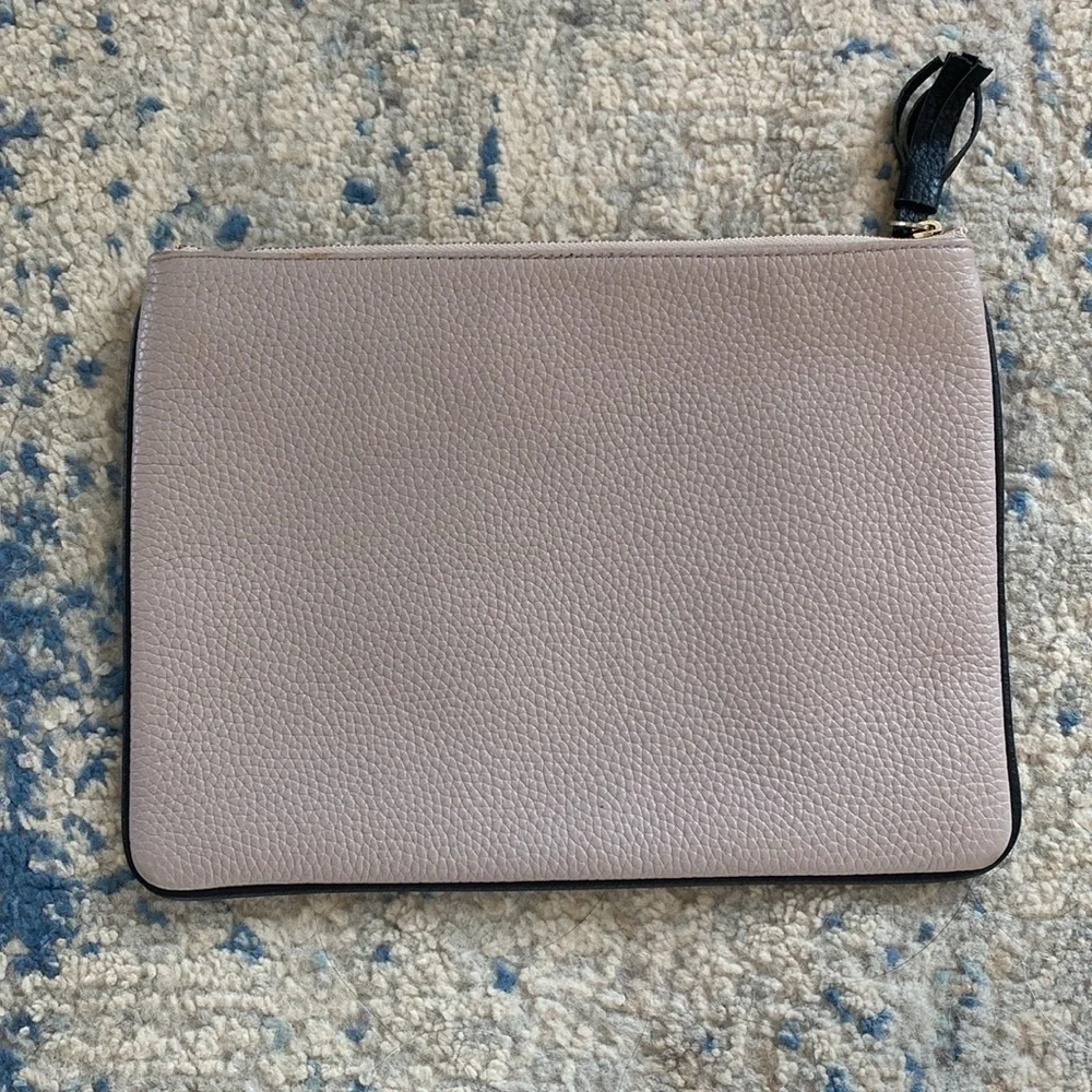 Kate Spade tan wristlet